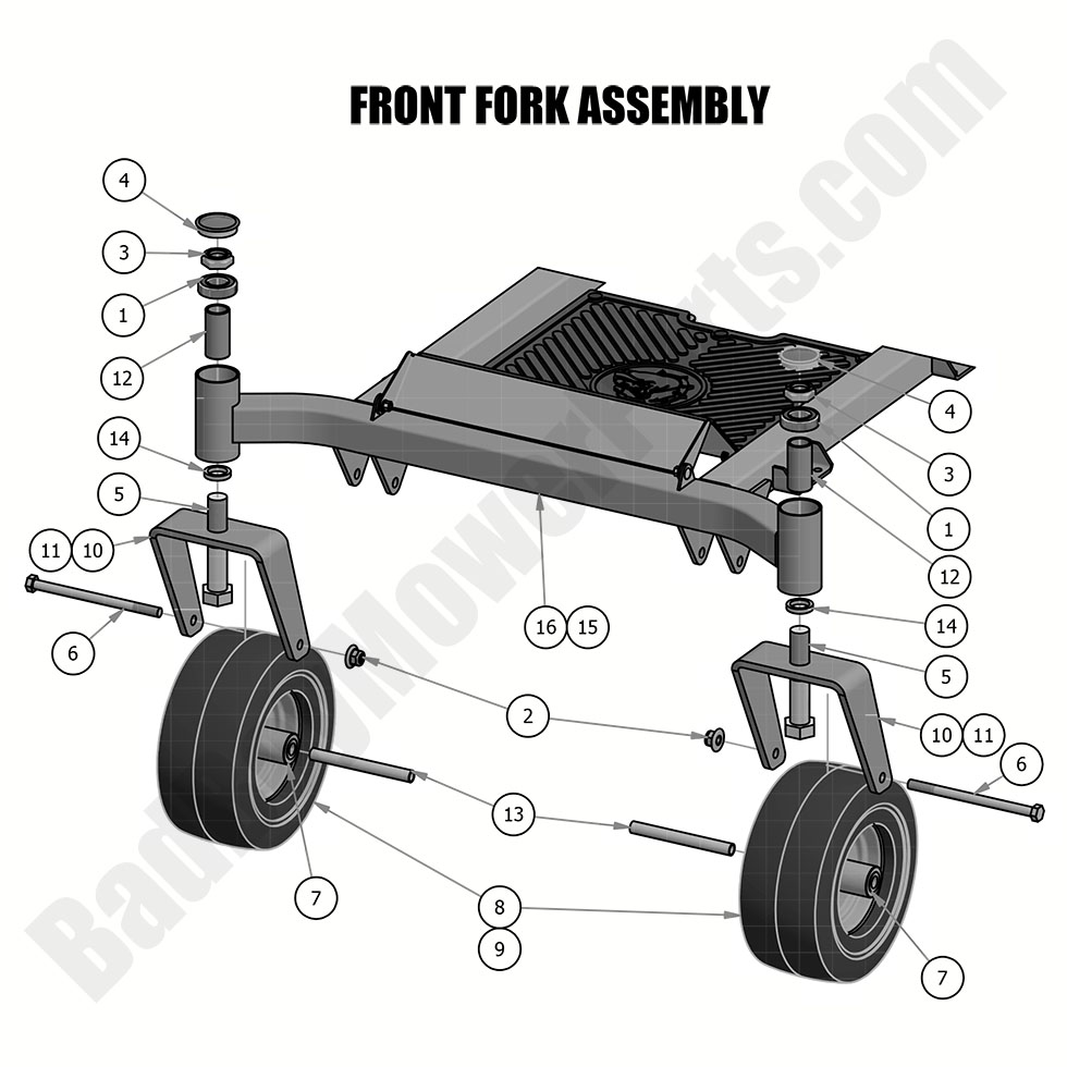 2019 MZ & MZ Magnum - Front Fork Assembly